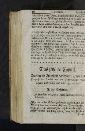[Das zehente Capitel. - Das dreyzehnte Capitel.]