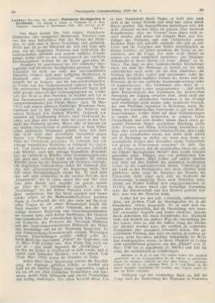 85-87 [Rezension] Lother, Helmut, Pietistische Streitigkeiten in Greifswald