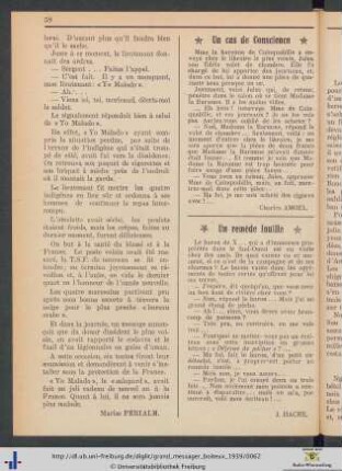 Un remède inutile.
