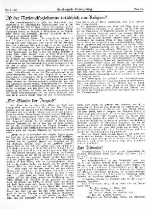 Ist der Nationalsozialismus tatsächlich eine Religion?