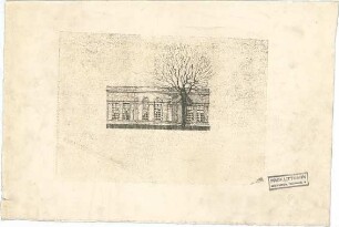 Littmann, Max; München, Briennerstr.; Diskontgesellschaft, Gartenbebauung Palais Almeida - Teilansicht