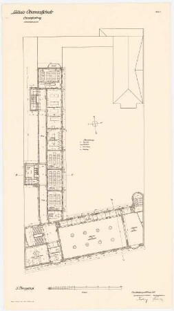 Leibniz-Oberschule, Berlin-Charlottenburg: Grundriss 3.OG 1:200