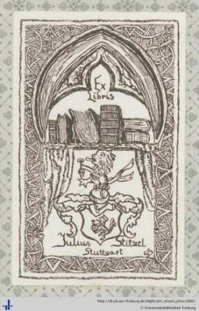 [Provenienz]: Stitzel, Julius