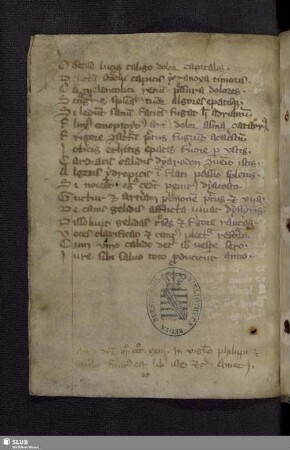Kolophon: Anno domini mo.ccco.xxiii. in vigilia Philippi et Iacobi [ 30.4.1323] finitus est liber iste etc. Amen.