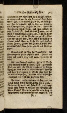 709-712, Sey gesegnet! du Chor der Begnadigten, ...