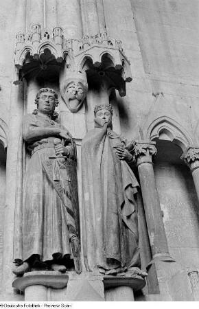 Stifterfiguren Ekkehard II. und Uta von Ballenstedt