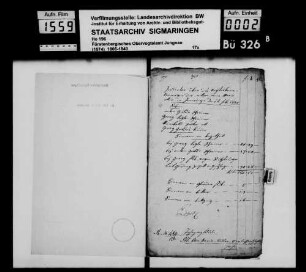Verlassenschaftsinventar der Anna Maria Ott in Inneringen