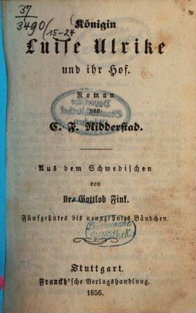 Königin Luise Ulrike und ihr Hof, 15/19 = 4