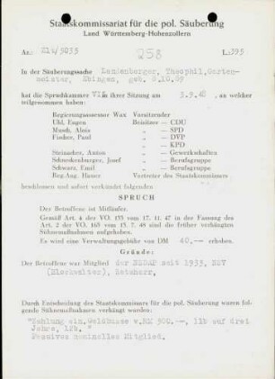 Landenberger, Theophil