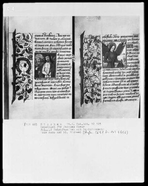 Lateinisches Gebetbuch mit Kalendarium — Ecce homo