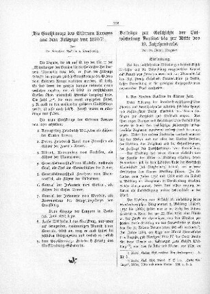 Beiträge zur Geschichte der Entwickelung Berlins bis zur Mitte des 19. Jahrhunderts