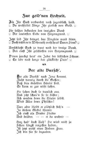 Zur gold'nen Hochzeit