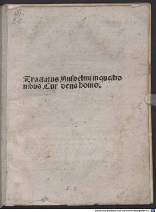 Tractatus Anshelmi in questionibus Cur deus homo