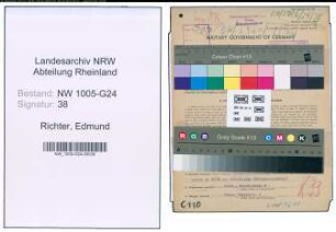 Entnazifizierung Edmund Richter , geb. 24.12.1895 (Verw.Angestellter)