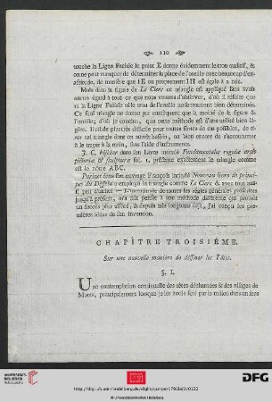 Chapître troisième