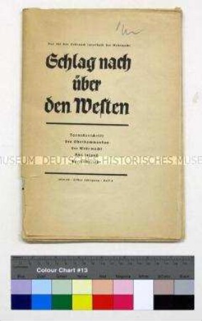 Karte des Oberkommandos der Wehrmacht (Beilage einer Tornisterschrift)