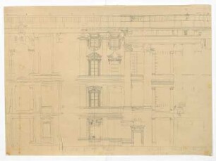 Teilansicht der Südfassade des Berliner Schlosses