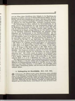 9. Stellungskrieg bei Gorodischtsche