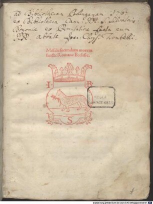 Missale Romanum