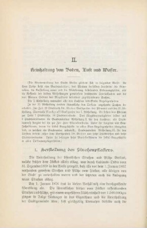 1. Herstellung des Straßenpflasters