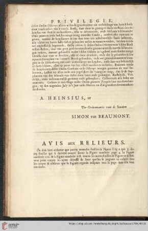 Avis aux Relieurs