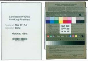 Entnazifizierung Hans Mertinat , geb. 05.12.1905 (Vorarbeiter)