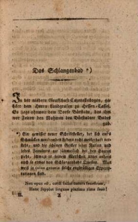 Gemeinnüziges Journal über die Gesundbrunnen und Bäder in Deutschland, 1. 1799