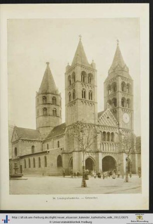 Illustration: St. Leodegariuskirche. – Gebweiler.