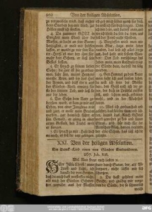 XXI. Von der heiligen Absolution.
