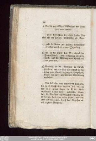 5. Von der gegenseitigen Abhängigkeit der Menschen unter einander.