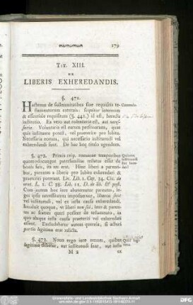 Tit. XIII. De liberis Exheredandis.