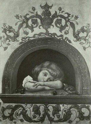 Ella am halbrunden Fenster