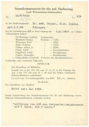 Bohnet, Else, Dr. med.