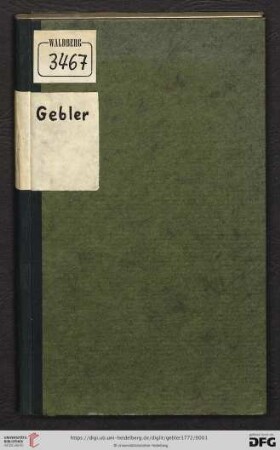 Die Versöhnung : Ein Lustspiel in fünf Aufzügen