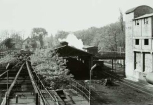 Senftenberg, Brikettfabrik Morgenrot, Verladeanlage