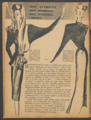Dos actrices, dos modelos, dos inspiraciones