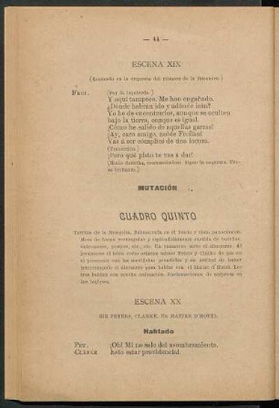Cuadro quinto