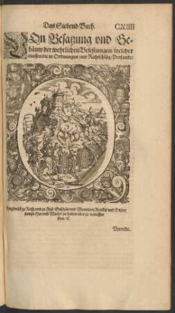Das Sibend Buch. Von Besatzung und Gebäuw der wehrlichen Befestungen ...