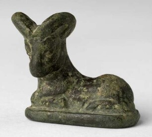 Liegender Steinbock