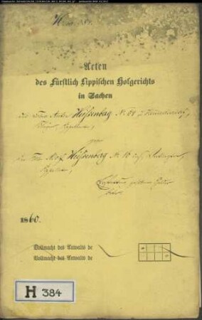 Heißenberg Nr. 64 in Heidenoldendorf gegen Heißenberg, Adolf Nr. 16 in Heidenoldendorf - Erstattung erhobener Gelder