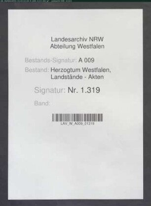 Revers über die Ritterbürtigkeit des Johann Friedrich Lothar von Hanxleden zu Delecke