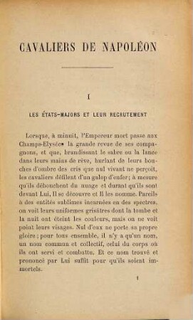 Cavaliers de Napoléon