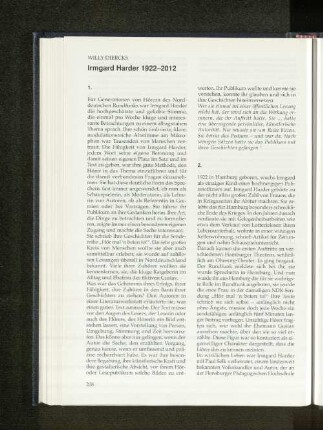 Irmgard Harder 1922-2012