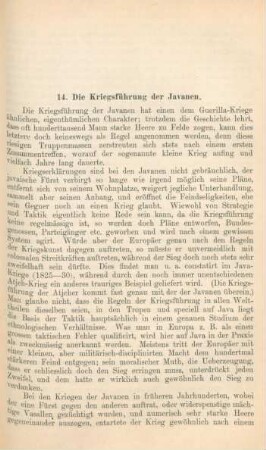 14. Die Kriegsführung der Javanen