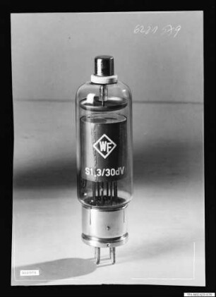 Röhre S 1,3 / 30 dV "WF", Bild 2; Foto 1962