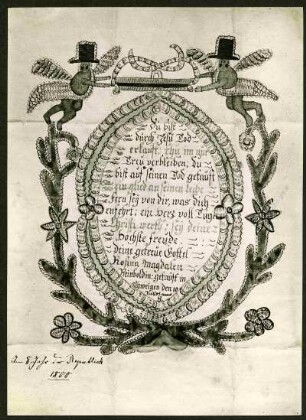 Taufbrief 1800