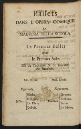 Le Premier Ballet