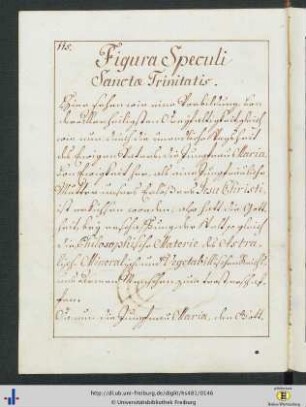 [72v - 76r] Figura Speculi Sanctae Trinitatis.