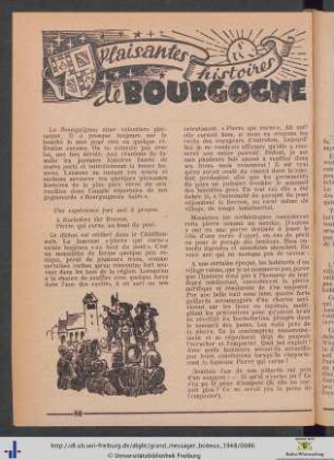 Plaisantes histoires de Bourgogne.