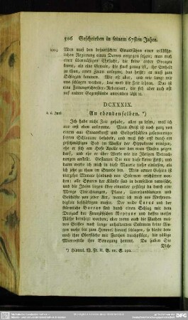 [Geschrieben in seinem 67sten Jahre]
